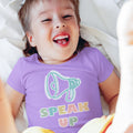 Toddler Clothes Speak up Megaphone Toddler Shirt Baby Clothes Cotton