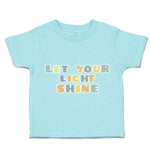 Toddler Clothes Let Your Light Shine Toddler Shirt Baby Clothes Cotton