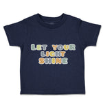 Toddler Clothes Let Your Light Shine Toddler Shirt Baby Clothes Cotton