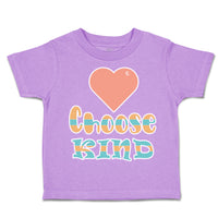 Toddler Clothes Choose Kind Heart Love Toddler Shirt Baby Clothes Cotton