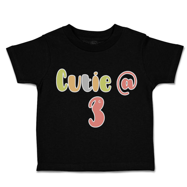 Toddler Clothes Cutie at 3 Toddler Shirt Baby Clothes Cotton