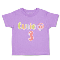 Toddler Clothes Cutie at 3 Toddler Shirt Baby Clothes Cotton