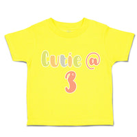 Toddler Clothes Cutie at 3 Toddler Shirt Baby Clothes Cotton
