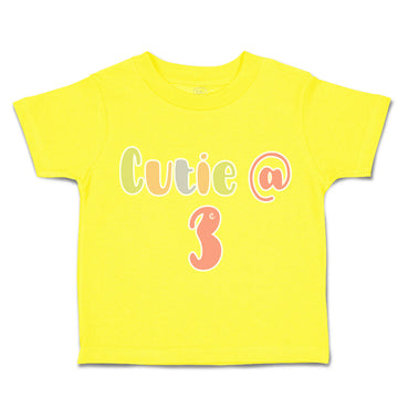 Toddler Clothes Cutie at 3 Toddler Shirt Baby Clothes Cotton
