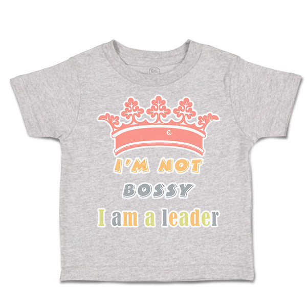 Toddler Clothes I Am Not Bossy I Am A Leader Toddler Shirt Baby Clothes Cotton