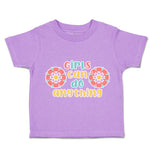 Toddler Clothes Girls Can Do Anything Flowers Toddler Shirt Baby Clothes Cotton