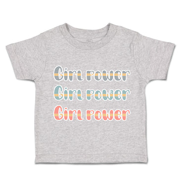 Toddler Clothes Girl Power Toddler Shirt Baby Clothes Cotton