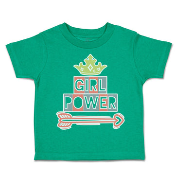 Toddler Clothes Girl Power Crown Arrow Toddler Shirt Baby Clothes Cotton