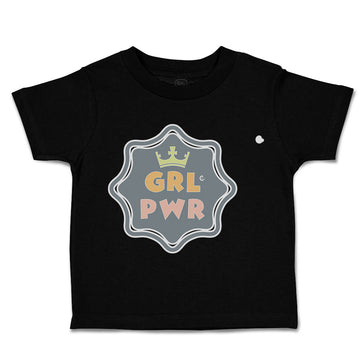 Toddler Clothes Girl Power Crown Toddler Shirt Baby Clothes Cotton
