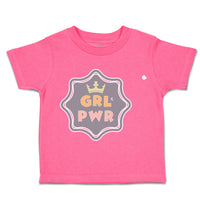 Toddler Clothes Girl Power Crown Toddler Shirt Baby Clothes Cotton