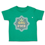 Toddler Clothes Girl Power Crown Toddler Shirt Baby Clothes Cotton