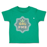 Toddler Clothes Girl Power Crown Toddler Shirt Baby Clothes Cotton