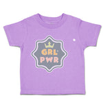 Toddler Clothes Girl Power Crown Toddler Shirt Baby Clothes Cotton