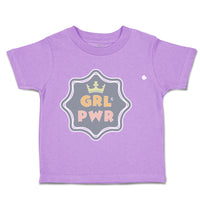 Toddler Clothes Girl Power Crown Toddler Shirt Baby Clothes Cotton