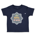 Toddler Clothes Girl Power Crown Toddler Shirt Baby Clothes Cotton