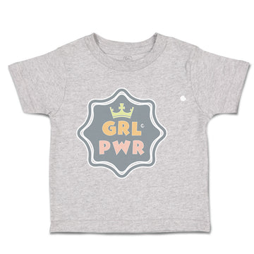 Toddler Clothes Girl Power Crown Toddler Shirt Baby Clothes Cotton