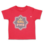 Toddler Clothes Girl Power Crown Toddler Shirt Baby Clothes Cotton