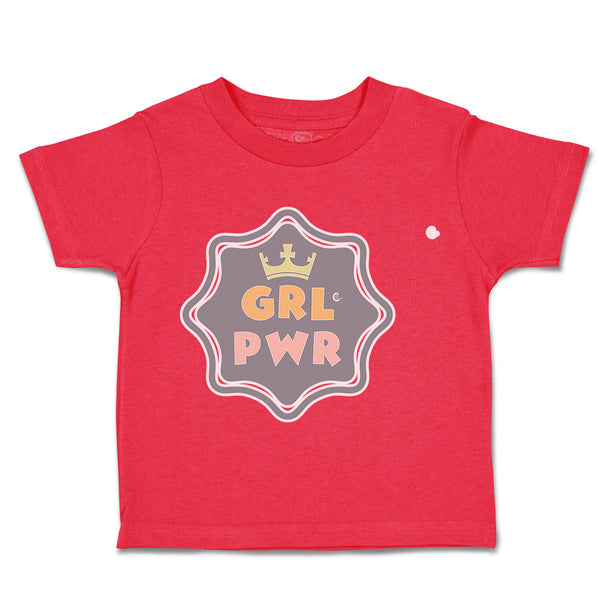 Toddler Clothes Girl Power Crown Toddler Shirt Baby Clothes Cotton