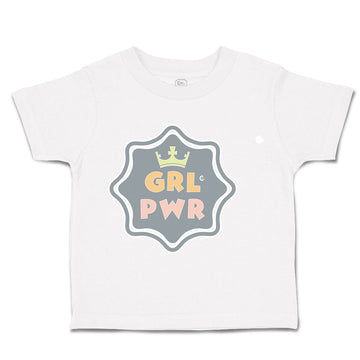 Toddler Clothes Girl Power Crown Toddler Shirt Baby Clothes Cotton