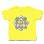 Toddler Clothes Girl Power Crown Toddler Shirt Baby Clothes Cotton
