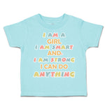 Toddler Clothes Girl Smart Strong Do Anything Toddler Shirt Baby Clothes Cotton