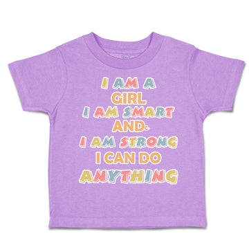 Toddler Clothes Girl Smart Strong Do Anything Toddler Shirt Baby Clothes Cotton