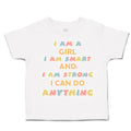 Toddler Clothes Girl Smart Strong Do Anything Toddler Shirt Baby Clothes Cotton