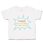 Toddler Clothes Think Outside The Box Toddler Shirt Baby Clothes Cotton