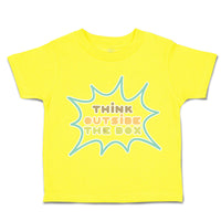 Toddler Clothes Think Outside The Box Toddler Shirt Baby Clothes Cotton