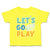 Toddler Clothes Let Us Go Play Football Toddler Shirt Baby Clothes Cotton