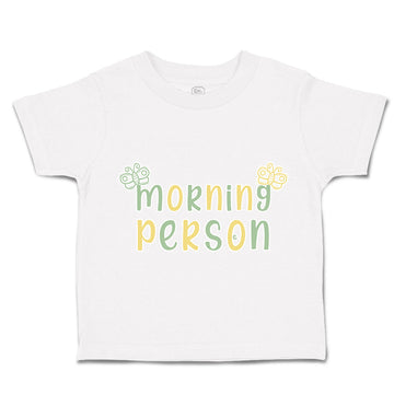 Toddler Clothes Morning Person Butterfly Toddler Shirt Baby Clothes Cotton