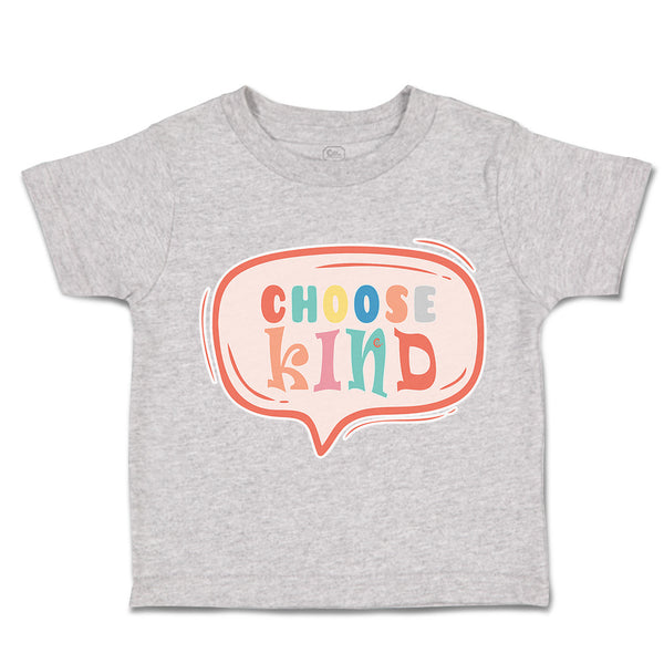 Toddler Clothes Choose Kind Toddler Shirt Baby Clothes Cotton