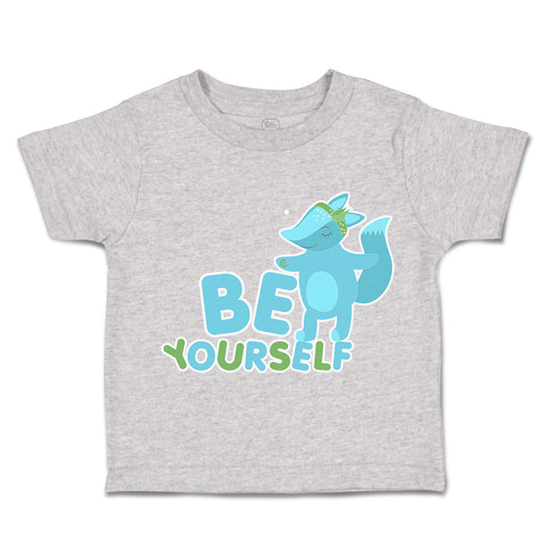 Toddler Clothes Be Yourself Fox Toddler Shirt Baby Clothes Cotton