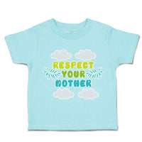 Toddler Clothes Respect Your Mother Clouds Leaves Toddler Shirt Cotton