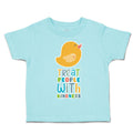 Toddler Clothes Treat People with Kindness Bird Toddler Shirt Cotton