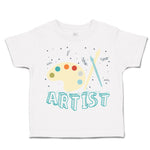 Toddler Clothes Artist Painting Accessories Toddler Shirt Baby Clothes Cotton
