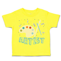 Toddler Clothes Artist Painting Accessories Toddler Shirt Baby Clothes Cotton