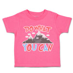 Toddler Clothes Do What You Can Mountains Toddler Shirt Baby Clothes Cotton