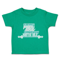 Toddler Clothes Cultivate Peace and Harmony with All Toddler Shirt Cotton