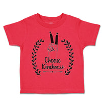 Toddler Clothes Choose Kindness Heart Leaves Toddler Shirt Baby Clothes Cotton