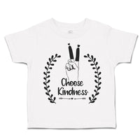 Toddler Clothes Choose Kindness Heart Leaves Toddler Shirt Baby Clothes Cotton