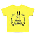 Toddler Clothes Choose Kindness Heart Leaves Toddler Shirt Baby Clothes Cotton