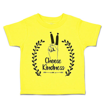 Toddler Clothes Choose Kindness Heart Leaves Toddler Shirt Baby Clothes Cotton