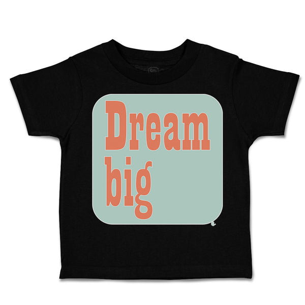 Toddler Clothes Dream Big D Toddler Shirt Baby Clothes Cotton