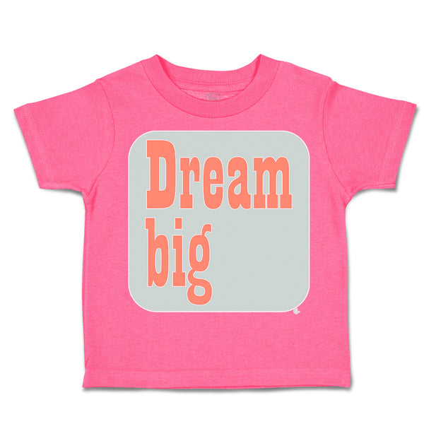 Toddler Clothes Dream Big D Toddler Shirt Baby Clothes Cotton