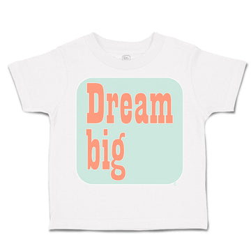 Toddler Clothes Dream Big D Toddler Shirt Baby Clothes Cotton