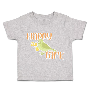 Toddler Clothes Happy as A Lark Birds Toddler Shirt Baby Clothes Cotton