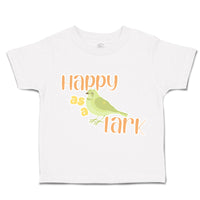 Toddler Clothes Happy as A Lark Birds Toddler Shirt Baby Clothes Cotton