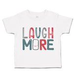 Toddler Clothes Laugh More Smile Toddler Shirt Baby Clothes Cotton