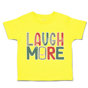 Toddler Clothes Laugh More Smile Toddler Shirt Baby Clothes Cotton